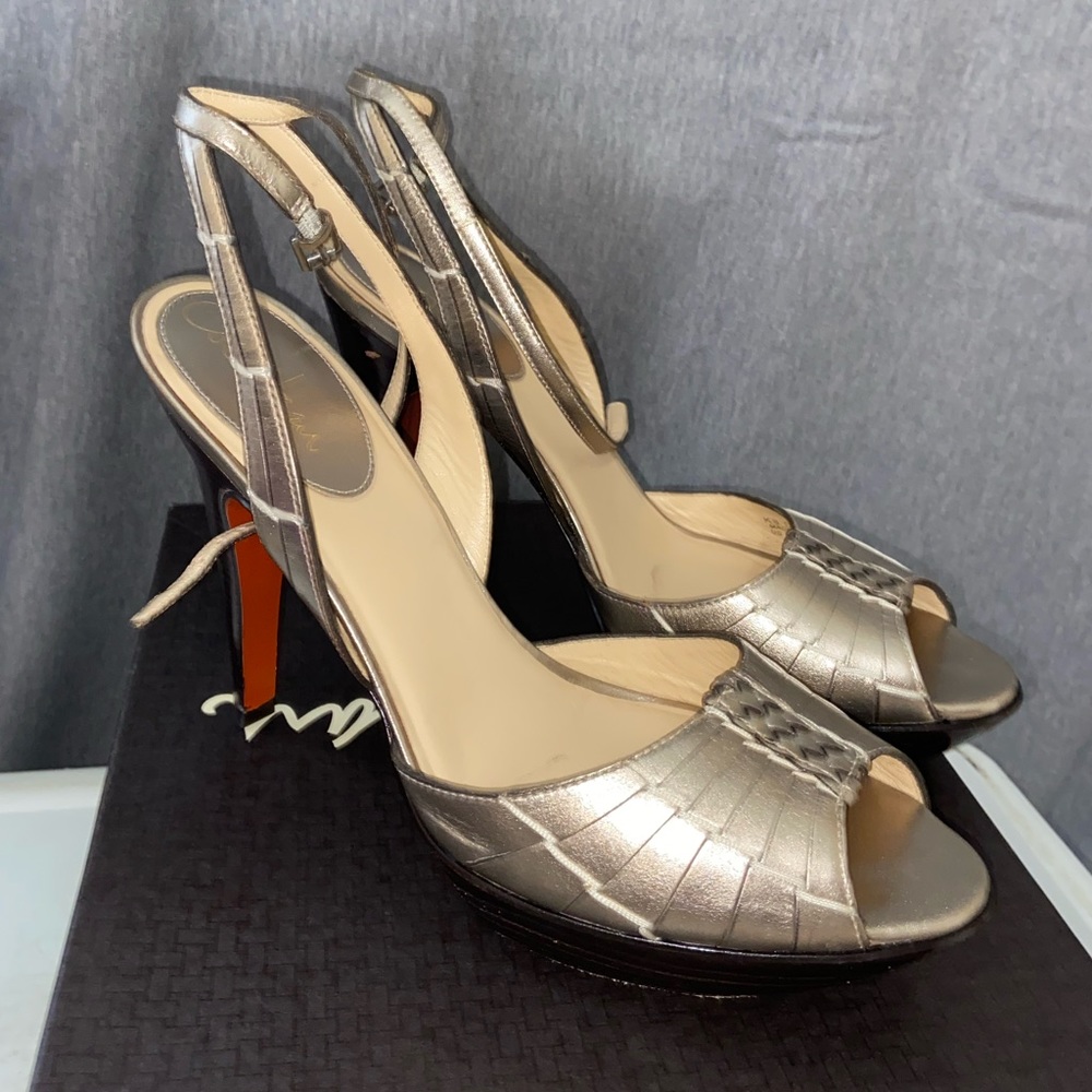 Cole Haan Huarache Air Sandal Vintage Silver